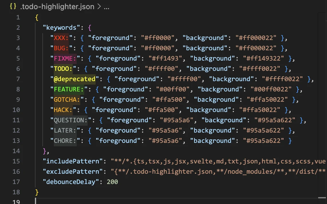 TODO Highlighter preview